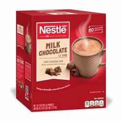 Cheap 🤩 Nestle Milk Chocolate Hot Cocoa, 0.71 Oz., 60/Box (NES26791) 😀