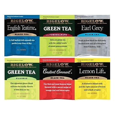 Discount 🤩 Hot Tea Bigelow Assorted Tea Bags, 168/Carton (15577) 🎉 2 Discount 🤩 Hot Tea Bigelow Assorted Tea Bags, 168/Carton (15577) 🎉 - Image 2
