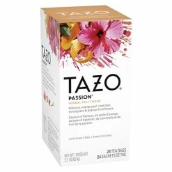Brand new 🔥 Hot Tea Tazo Passion Herbal Tea Bags, 24/Box (SBK20040) 🔔