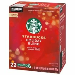 Cheap 👏 K-Cups Starbucks Holiday Blend Herbal Coffee, Keurig® K-Cup® Pods, Medium Roast, 22/Box (5000356672) ⭐