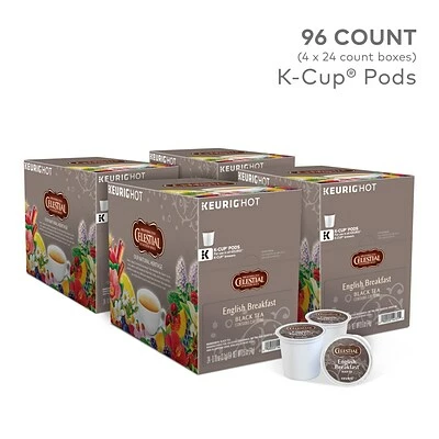 Coupon 👏 K-Cups Celestial Seasonings English Breakfast Tea, Keurig K-Cup Pods, 96/Carton (14731) ⌛ 2 Coupon 👏 K-Cups Celestial Seasonings English Breakfast Tea, Keurig K-Cup Pods, 96/Carton (14731) ⌛ - Image 2