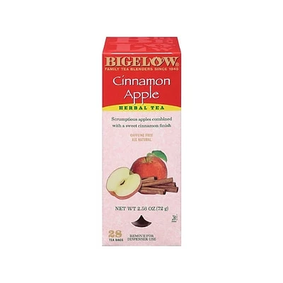 Promo 😍 Hot Tea Bigelow Cinnamon Apple Herbal Tea Bags, 28/Box (11397) ✨ 1 Promo 😍 Hot Tea Bigelow Cinnamon Apple Herbal Tea Bags, 28/Box (11397) ✨