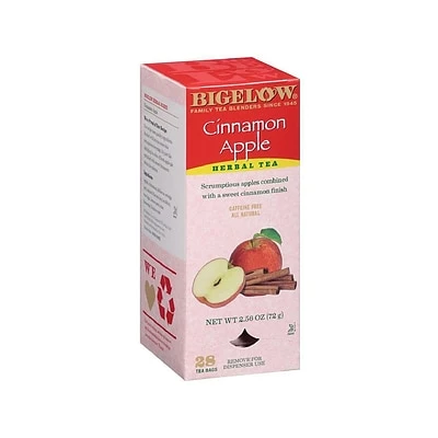 Promo 😍 Hot Tea Bigelow Cinnamon Apple Herbal Tea Bags, 28/Box (11397) ✨ 2 Promo 😍 Hot Tea Bigelow Cinnamon Apple Herbal Tea Bags, 28/Box (11397) ✨ - Image 2