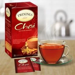 Deals 👏 Hot Tea Twinings Of London Chai Tea Bags, 25/Box (TNA51730) 🤩 -Coffee Sales Store unnamed file 2916
