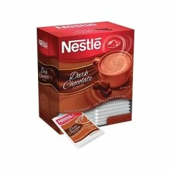 Deals 🎁 Nestle Dark Chocolate Hot Cocoa, 0.71 Oz., 50/Box (NES70060) 🎁