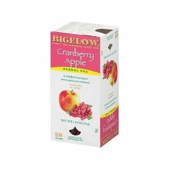 Flash Sale 🎁 Hot Tea Bigelow Cranberry Apple Herbal Tea Bags, 28/Box (RCB004001) 💯 -Coffee Sales Store unnamed file 2950
