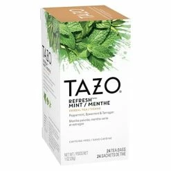 Outlet 👍 Hot Tea Tazo Refresh Herbal Mint Tea 24 Count (SBK20010) ⭐