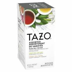 New 👏 Hot Tea Tazo Assorted Tea Bags, 24/Box (TJL20200) 💯