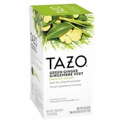 Hot Sale ❤️ Hot Tea Tazo Green Ginger Tea, 24/Box (SBK151600) ✨