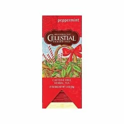 Deals 💯 Hot Tea Celestial Seasonings Peppermint Tea Bags, 25/Box (31012) 👍