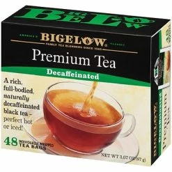 Deals 🥰 Hot Tea Bigelow Premium Decaf Black Tea, Decaffeinated Black Tea, 48 Tea Bags/Box (RCB00356) ❤️ -Coffee Sales Store unnamed file 3006