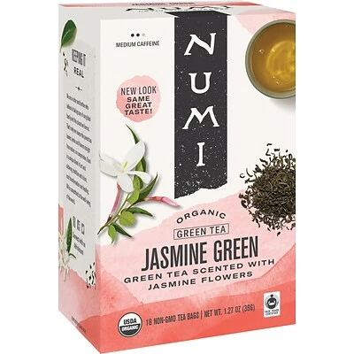 Brand new 🧨 Hot Tea Numi Green Tea Bags, 18/Box (447215) 😉 1 Brand new 🧨 Hot Tea Numi Green Tea Bags, 18/Box (447215) 😉