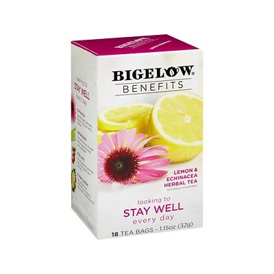 Best Sale ✔️ Hot Tea Bigelow Benefits Decaf Lemon Echinacea Tea Bags, 18/Box (01025) ⭐ 1 Best Sale ✔️ Hot Tea Bigelow Benefits Decaf Lemon Echinacea Tea Bags, 18/Box (01025) ⭐