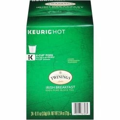 Best Pirce 🎉 K-Cups Twinings Of London Irish Breakfast Tea, Keurig K-Cup Pods, 24/Box (F10993) 🤩