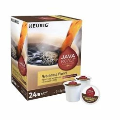 Promo 🔥 K-Cups Java Roast Breakfast Blend Coffee, Keurig® K-Cup® Pods, Light Roast, 24/Box (52967) ❤️