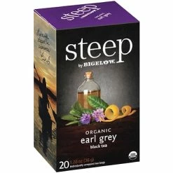 Top 10 💯 Hot Tea Steep By Bigelow Organic Earl Grey Black Tea, 20 Tea Bags/Box (RCB17700) 🛒