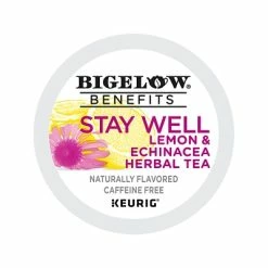 Discount 🎁 Bigelow Benefits Stay Well Lemon And Echinacea Herbal Tea Pods, 22/Pack (5000359645) 🎁 -Coffee Sales Store unnamed file 3095