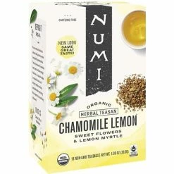 Hot Sale 🥰 Hot Tea Numi Chamomile Lemon Herbal Tea Bags, 18/Box (10150) 🎁