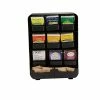 Cheap ✔️ Organizers & Dispensers Mind Reader 'Baggy' Tea Bag And Accessory Rack, Black (TBORG-BLK) 🥰