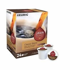 Discount 👍 K-Cups Java Roast Classic Blend Coffee, Keurig® K-Cup® Pods, Medium Roast, 24/Box (52968) 💯