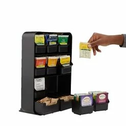 Cheap ✔️ Organizers & Dispensers Mind Reader 'Baggy' Tea Bag And Accessory Rack, Black (TBORG-BLK) 🥰 -Coffee Sales Store unnamed file 3113
