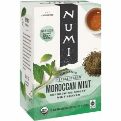 Top 10 👏 Hot Tea Numi Decaf Moroccan Mint Tea Bags, 18/Box (878237) 🤩
