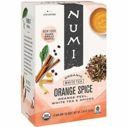 Cheapest 🥰 Hot Tea Numi Orange Spice White Tea Bags, 16/Box (10240) 💯