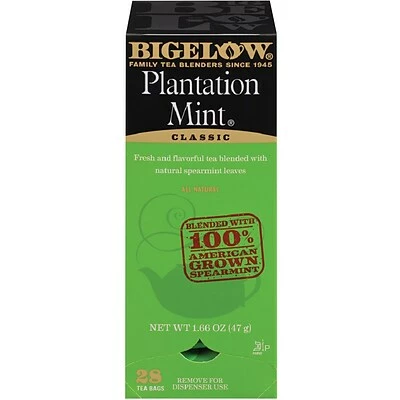 Best Pirce 🎉 Hot Tea RC Bigelow Plantation Mint 28ct (RCB003441) ❤️ 1 Best Pirce 🎉 Hot Tea RC Bigelow Plantation Mint 28ct (RCB003441) ❤️