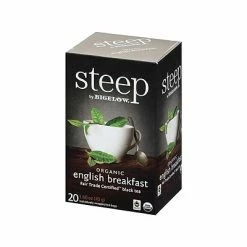 New 🔔 Hot Tea Steep English Breakfast Tea Bags, 20/Box (17701) 🌟 -Coffee Sales Store unnamed file 3165