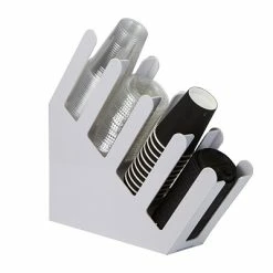 Best deal ⌛ Organizers & Dispensers Mind Reader 'Fancy' Acrylic Cup And Lid Holder, White (4ACUPHOLD-WHT) 🎁