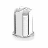 Best Sale 💯 Organizers & Dispensers Mind Reader 'Totem' Cup And Lid Holder Carousel, White (CDISP-WHT) ✨