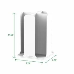 Best Sale 💯 Organizers & Dispensers Mind Reader 'Totem' Cup And Lid Holder Carousel, White (CDISP-WHT) ✨ -Coffee Sales Store unnamed file 3238