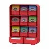 Best deal 🧨 Organizers & Dispensers Mind Reader Baggy 9- Drawer Tea Bag And Accessory Holder, Red (TBORG-RED) 🎉