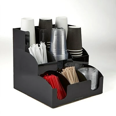 New โ Organizers & Dispensers Mind Reader Acrylic 9 Compartment Condiment Organizer, Black (3LAYER9-BLK) ๐ 6 New โ Organizers & Dispensers Mind Reader Acrylic 9 Compartment Condiment Organizer, Black (3LAYER9-BLK) ๐ - Image 6