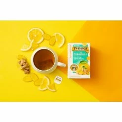 Cheapest 🤩 Hot Tea Twinings Probiotics Lemon And Ginger Herbal Tea Bags, 18/Pack (F16483) 🎁 -Coffee Sales Store unnamed file 3311