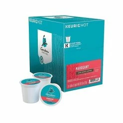 Outlet 👍 Caribou Coffee K-Cups Caribou Mahogany Coffee, Keurig K-Cup Pods, Dark Roast, 24/Box (6990) 👍