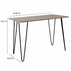 Deals 🎉 Coffee & Cocktail Tables Flash Furniture Oak Park Collection Console Table, Driftwood (NANJH1702) 🧨 -Coffee Sales Store unnamed file 3342
