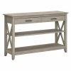 Top 10 🥰 Accent & Coffee Tables Bush Furniture Key West 47"W X 16"D Console Table With Drawers And Shelves, Washed Gray (KWT248WG-03) 💯