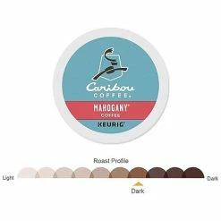 Outlet 👍 Caribou Coffee K-Cups Caribou Mahogany Coffee, Keurig K-Cup Pods, Dark Roast, 24/Box (6990) 👍 -Coffee Sales Store unnamed file 336