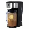 New ✔️ Drink Makers VETTA 10-Cup Iced Tea Maker With Adjustable Strength Selector For Tea And Iced Coffee, Black (VTM-101) 😀