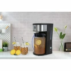 New ✔️ Drink Makers VETTA 10-Cup Iced Tea Maker With Adjustable Strength Selector For Tea And Iced Coffee, Black (VTM-101) 😀 -Coffee Sales Store unnamed file 3405