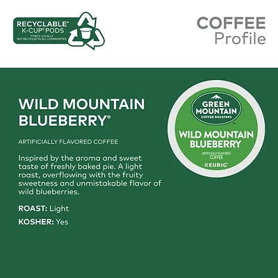 New โ๏ธ K-Cups Green Mountain Wild Mountain Blueberry Coffee, Keurig K-Cup Pods, Light Roast, 24/Box (6783) ๐ 5 New โ๏ธ K-Cups Green Mountain Wild Mountain Blueberry Coffee, Keurig K-Cup Pods, Light Roast, 24/Box (6783) ๐ - Image 5