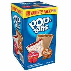 Best deal 🛒 Kellogg's Breakfast & Cereal Pop Tarts Bars, Strawberry & Brown Sugar Cinnamon, 48/Carton (220-00456) 😍