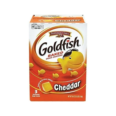 Cheapest ⌛ Pepperidge Farm Goldfish Crackers, Cheddar, 58 Oz., 3 Bags/Box (220-00430) 🌟 3 Cheapest ⌛ Pepperidge Farm Goldfish Crackers, Cheddar, 58 Oz., 3 Bags/Box (220-00430) 🌟 - Image 3