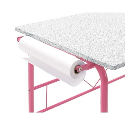 New โญ Accent & Coffee Tables Studio Designs 35.5"W Project Center Corner Table, Pink Frame And Spatter Gray Top (55125) ๐ 5 New โญ Accent & Coffee Tables Studio Designs 35.5"W Project Center Corner Table, Pink Frame And Spatter Gray Top (55125) ๐ - Image 5