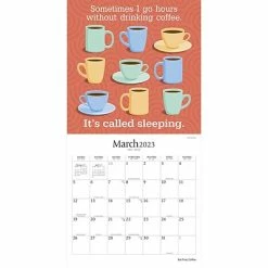 Wholesale 😍 Wall Calendars 2023 Brush Dance But First Coffee 12" X 12" Monthly Wall Calendar, (9781975454579) 🔥 -Coffee Sales Store unnamed file 3515