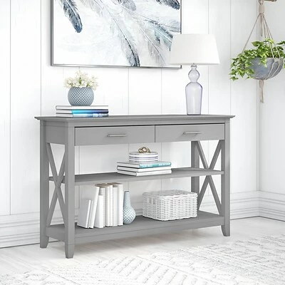 New ๐ Accent & Coffee Tables Bush Furniture Key West 47"W Console Table With Drawers And Shelves, Cape Cod Gray (KWT248CG-03) ๐ 2 New ๐ Accent & Coffee Tables Bush Furniture Key West 47"W Console Table With Drawers And Shelves, Cape Cod Gray (KWT248CG-03) ๐ - Image 2