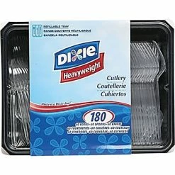 Top 10 ⭐ Disposable Cutlery Dixie Plastic Assorted Cutlery Keeper, Heavy-Weight, Clear, 180/Pack (CH0180DX7) 🛒 -Coffee Sales Store unnamed file 3649
