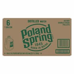 Deals 🔥 Poland Spring Distilled Water, 1-Gallon Plastic Jug, 6/Carton (12220247) 🎁 -Coffee Sales Store unnamed file 3655