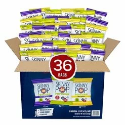 Buy 🎁 Popcorn Skinny Pop Variety Snack Pack, 36/Pack (220-01049) 😍